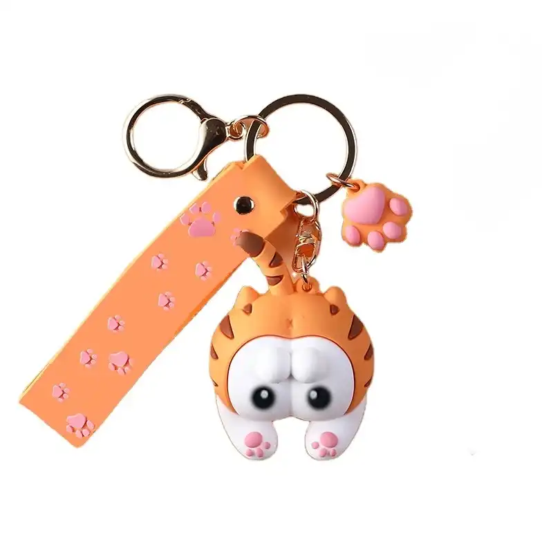 جاکلیدی مدل سیلیکونی فانتزی گربه چاق