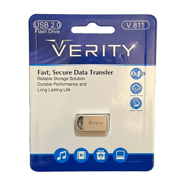 فلش مموری وریتی مدل V811 ظرفیت 64 گیگابایت با رابط USB
