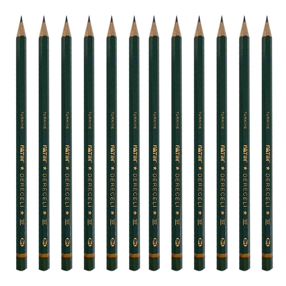 مداد طراحی فاتح مدل 5H بسته 12 عددی