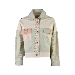 کراپ کت زنانه مدل باران