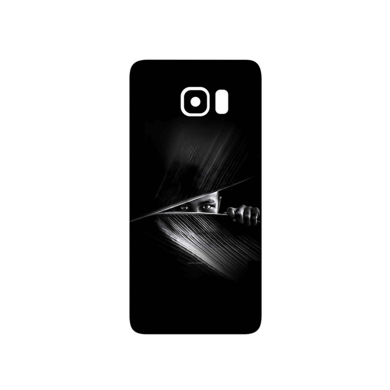 برچسب پوششی ماهوت مدل Black Portrait مناسب برای گوشی موبایل سامسونگ Galaxy S6 Edge