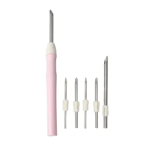 سوزن پانچ پنگوئن مدل موتیف طرح 6 سایزی کد PLA06 مجموعه 7 عددی