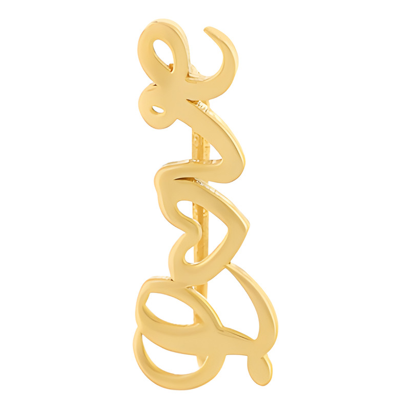 گوشواره ایرکاف طلا 18 عیار زنانه هور گالری مدل RPI807