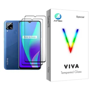 Junbo Viva Glass MIX002 Screen Protector For Realme C15 Pack Of 2