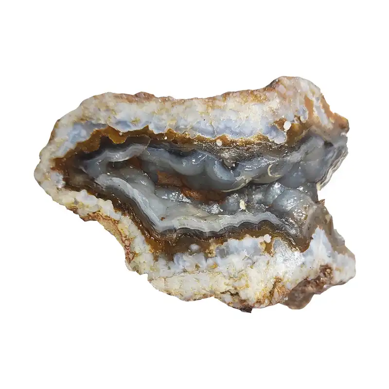 سنگ راف شجر مدل عقیق حاشیه ابی طرح لبخند کد A91701