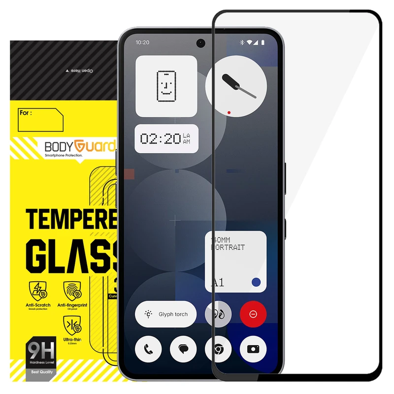 محافظ صفحه نمایش شیشه ای بادیگارد مدل FNP مناسب برای گوشی موبایل ناتینگ CMF Phone 2 Pro