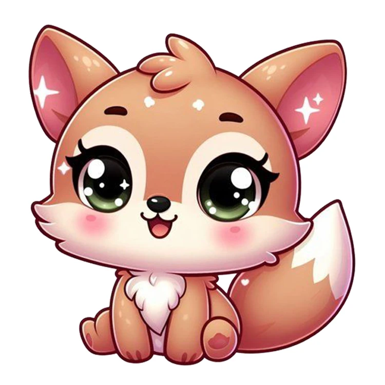 استیکر پارچه و لباس پاد آفرین مدل روباه کد DKST123