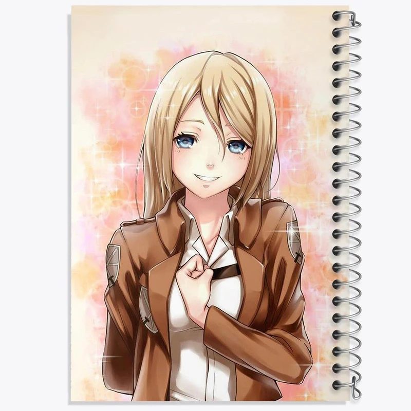 دفتر نت موسیقی 50 برگ خندالو مدل هیستوریا ریس انیمه اتک آن تایتان Attack on Titan کد 11042