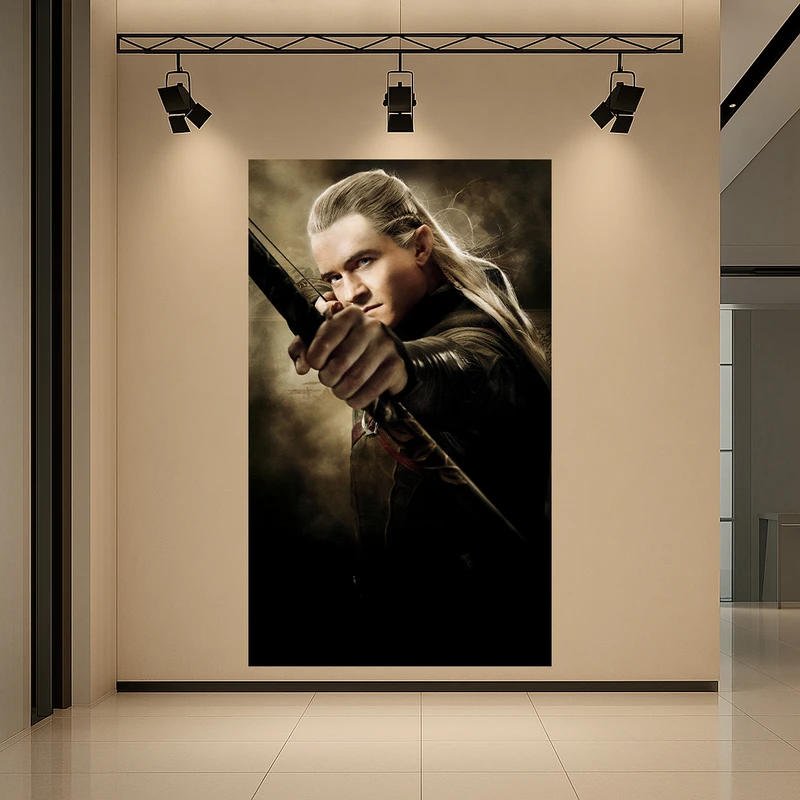 تابلو بوم طرح مخمل لگولاس مدل ارباب حلقه ها کد AR3060593