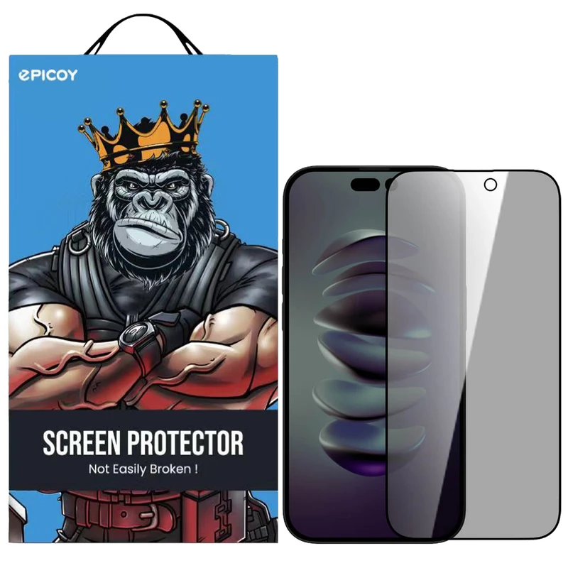 محافظ صفحه نمایش حریم شخصی اپیکوی مدل Pry مناسب برای گوشی موبایل اپل iPhone 14 Pro Max
