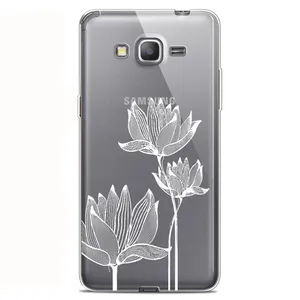 Megafone Flower C47-W Cover For Samsung Galaxy Grand Prime Plus / G532