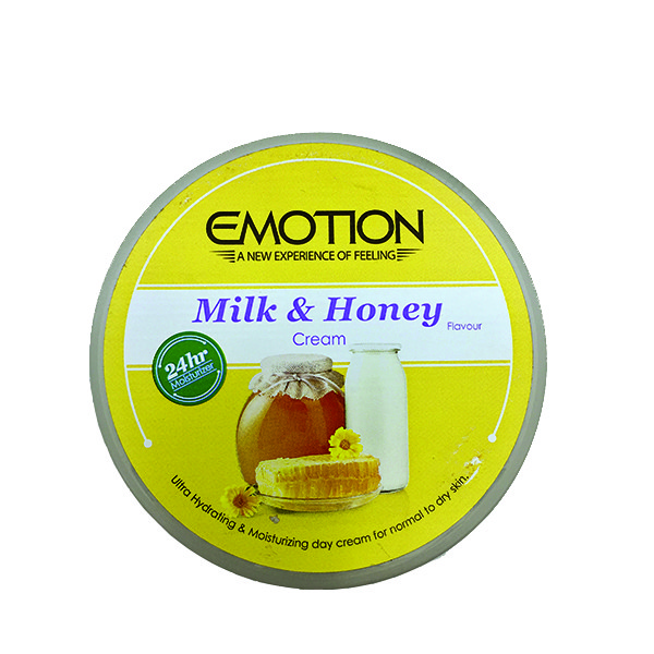 کرم مرطوب کننده ایموشن مدل Milk & Honey حجم 250 میلی لیتر