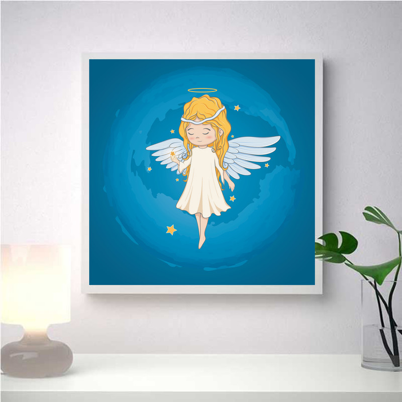 تابلو کودک طرح فرشته کد 0536