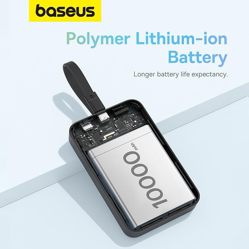 پاوربانک باسئوس مدل Magnetic Mini ظرفیت 10000 میلی آمپر ساعت