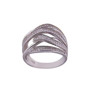 انگشتر نقره زنانه مدل موج FR0013