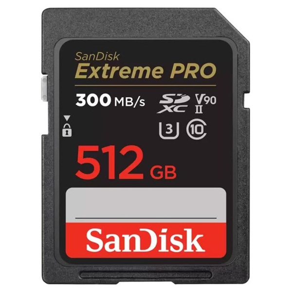 کارت حافظه SDXC سن دیسک مدل Extreme PRO کلاس 10 استاندارد UHS-II U3 سرعت 300MB/s ظرفیت 512 گیگابایت