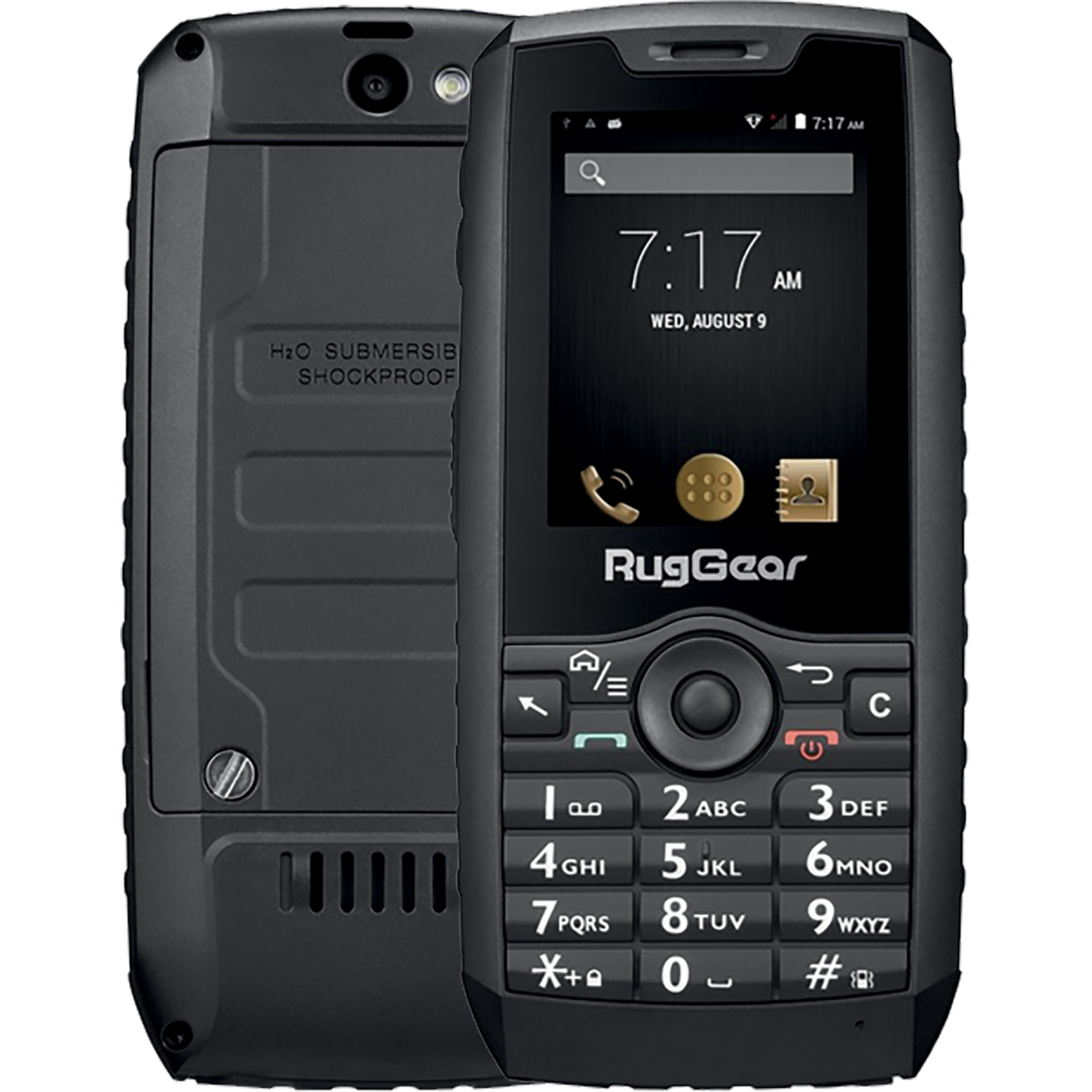 گوشی موبایل راگ‌گیر مدل RG160 دو سیم کارت ظرفیت 4 گیگابایت و رم 512 مگابایت