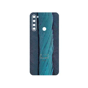 MAHOOT Turquoise feathers Cover Sticker for Xiaomi Redmi Note 8 2021