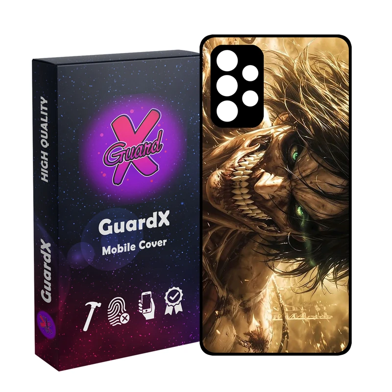 کاور گارد ایکس طرح مبارز مدل 11075 مناسب برای گوشی موبایل سامسونگ Galaxy A52/A52S