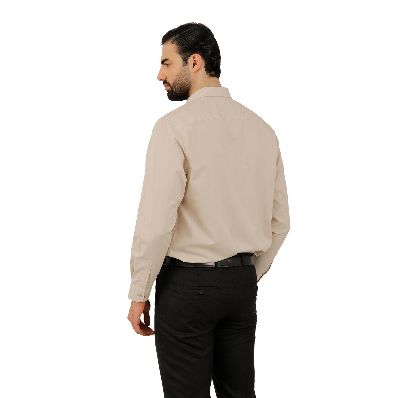 پیراهن آستین بلند مردانه پاتن جامه مدل 102721020242122 رنگ کرم -  - 3