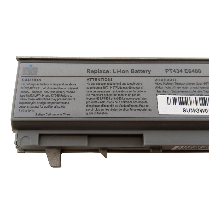 باتری لپ تاپ 6 سلولی دابل ام مدل E6400 مناسب برای لپ تاپ دل Latitude E6400 E6500
