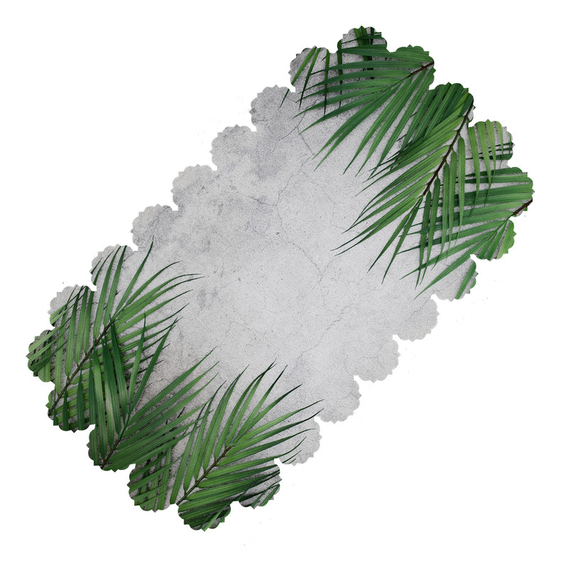 رومیزی طرح برگ کد 8358R رومیزی طرح برگ کد 8358R