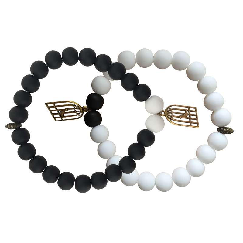 دستبند بچگانه مدل مرغ آمین مجموعه 2 عددی دستبند بچگانه مدل مرغ آمین مجموعه 2 عددی