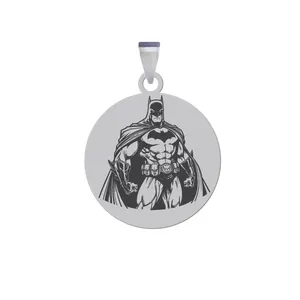 آویز گردنبند زنانه و مردانه هایکا مدل شخصیت کارتونی بتمن کد ja.h 222