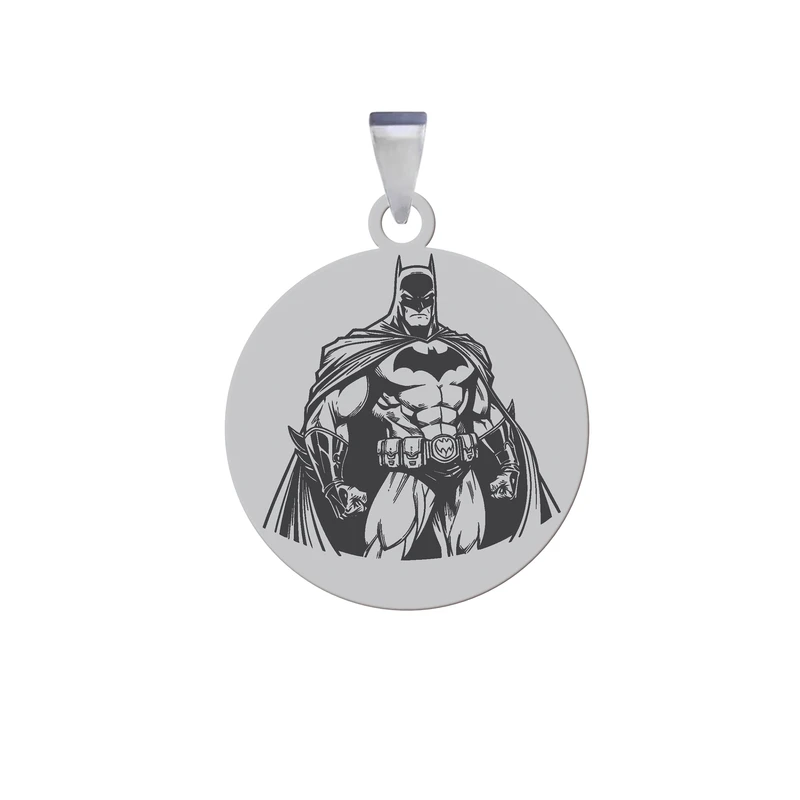 آویز گردنبند زنانه و مردانه هایکا مدل شخصیت کارتونی بتمن کد ja.h 222