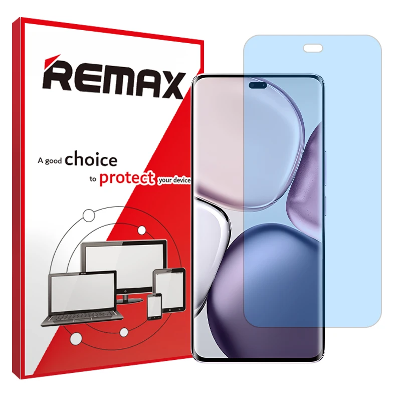 محافظ صفحه نمایش مات آنتی بلو ریمکس مدل هیدروژلی مناسب برای گوشی موبایل آنر X9c