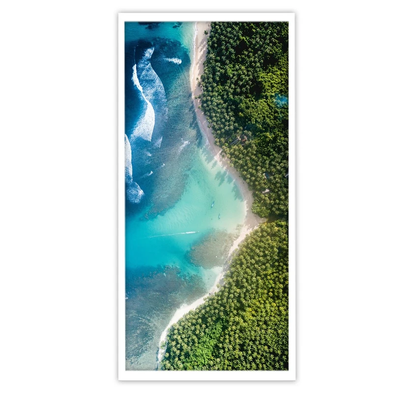 تابلو بکلیت طرح منظره ی ساحل دریا مدل W-S3118