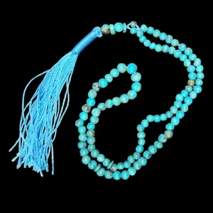 تسبیح مدل سنگ فیروزه نیشابور کد 64010