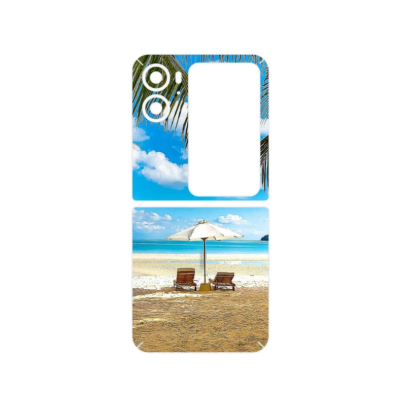 برچسب پوششی ماهوت مدل Beach مناسب برای گوشی موبایل اپو Find N2 Flip