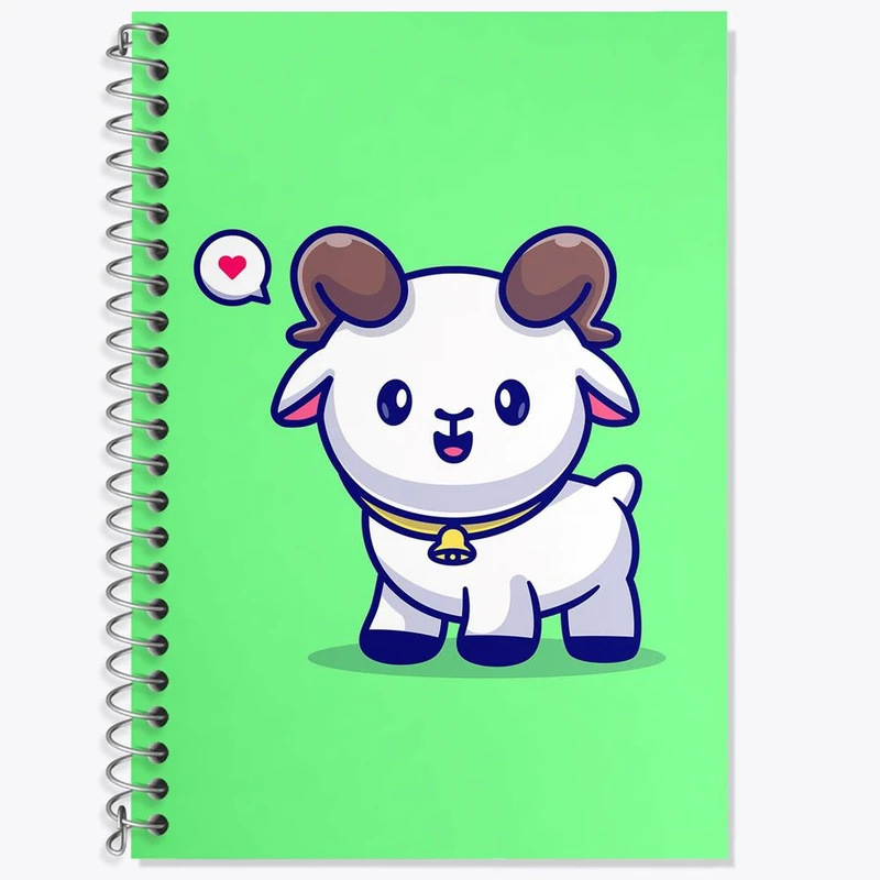 دفتر لغت 50 برگ خندالو مدل بز کد 25422