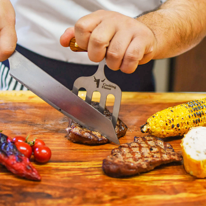 چنگال باربیکیو کوکینگ فلیم مدل KH