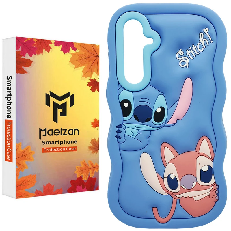 کاور پاییزان مدل Stitch Couple طرح لاکچری مناسب برای گوشی موبایل سامسونگ Galaxy S24FE / S25FE / A55