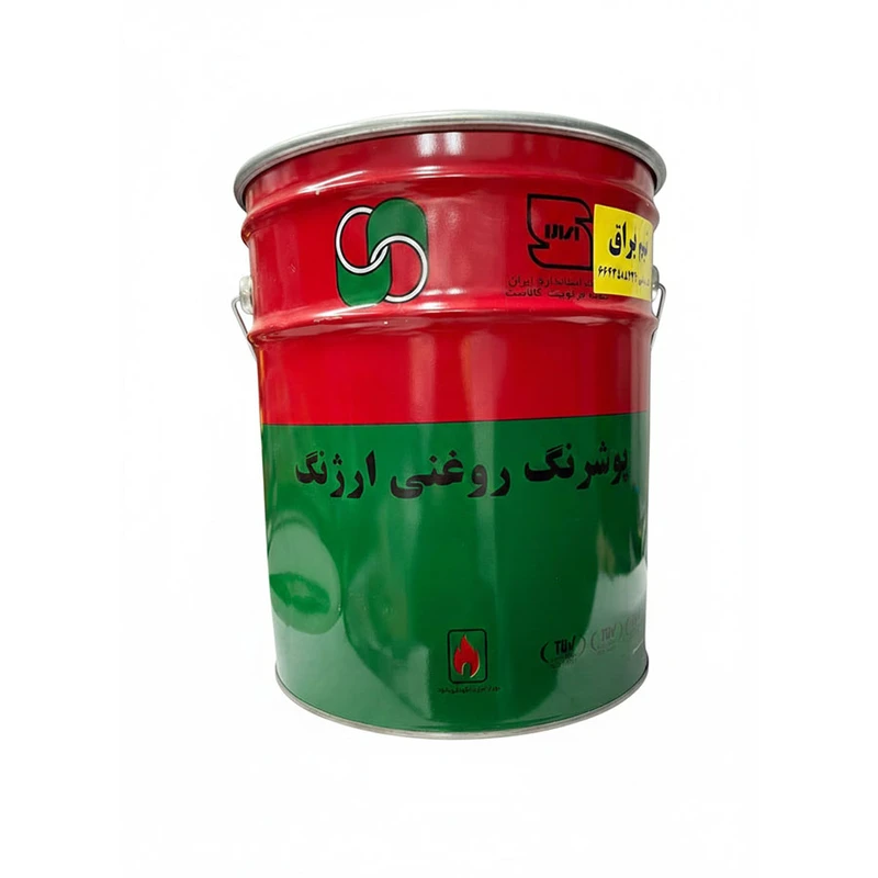 رنگ روغنی سفید نیم براق ارژنگ کد 110 وزن 20 کیلوگرم