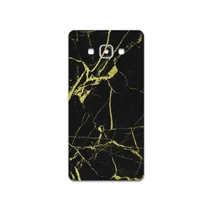 MAHOOT  Graphite-Gold-Marble Cover Sticker for Samsung Galaxy A7 2015