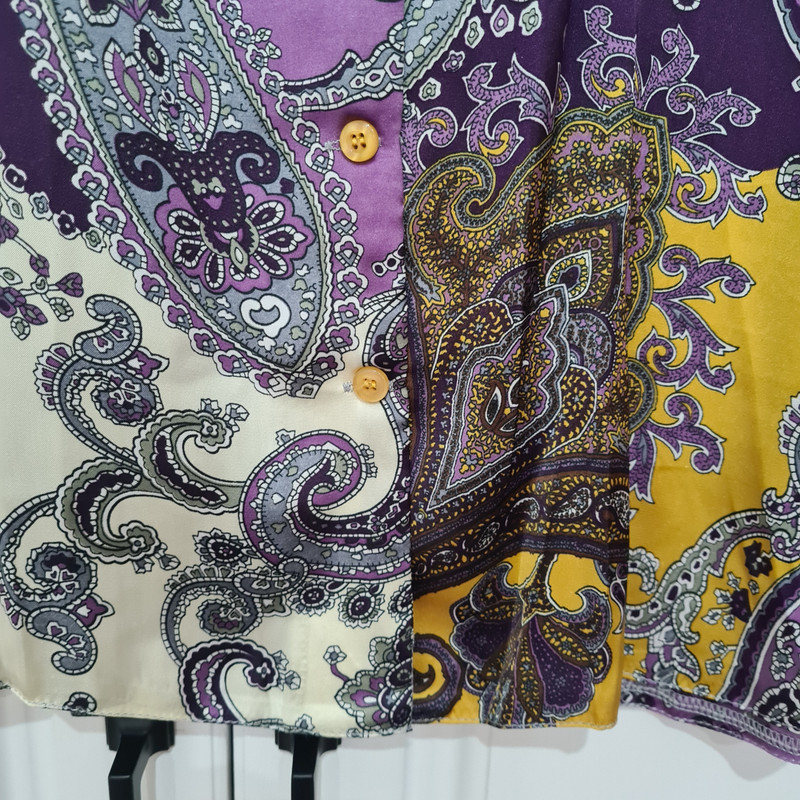 شومیز آستین بلند زنانه مدل پترن بته جقه کد ۶