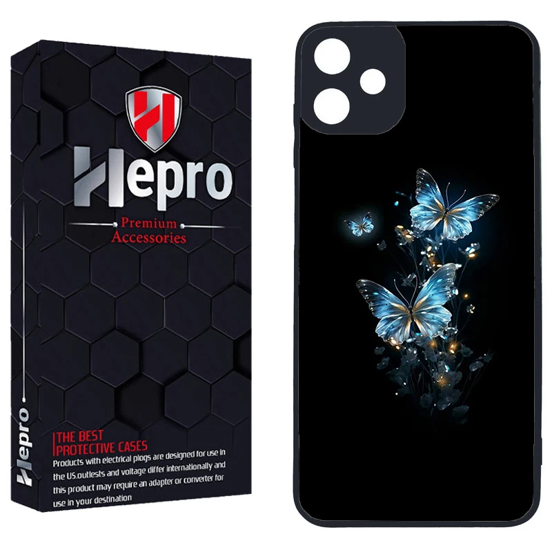 کاور هپرو طرح پروانه کد TPU-368 مناسب برای گوشی موبایل سامسونگ Galaxy A07