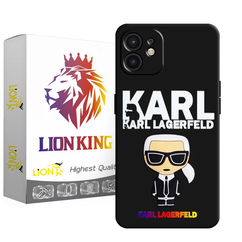 کاور لاین کینگ مدل مرد عینکی 3D مناسب برای گوشی موبایلاپل IPhone 11