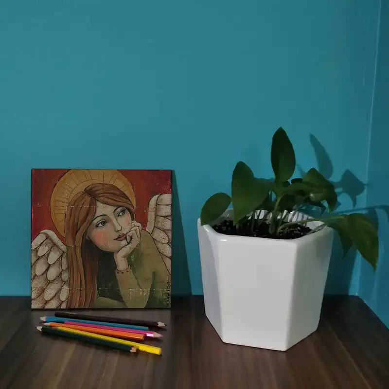 کاشی کارنیلا طرح فرشته کد wk56