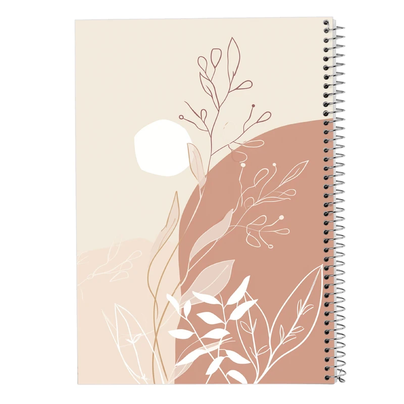 دفتر مشق 100 برگ مدوپد مدل گل کد DF13908