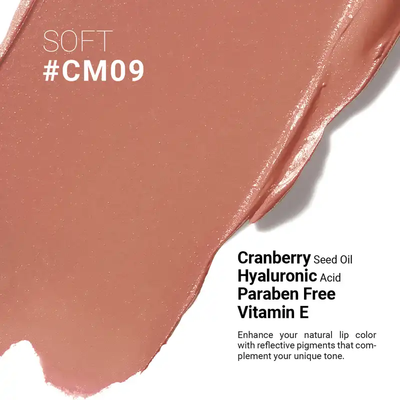 رژ لب مدادی اشتون مدل مات مخملی شماره CM09