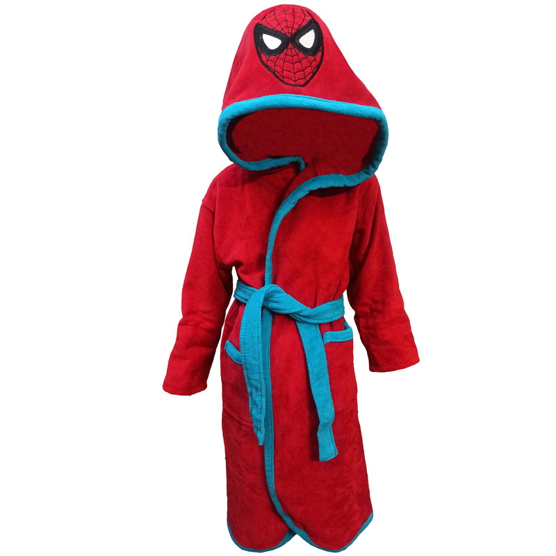 حوله پالتویی نارین ساپ طرح مرد عنکبوتی سایز 90 سانتی متر