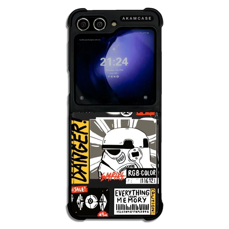 کاور آکام مدل AMCWSGZFLIP5-NASA13 مناسب برای گوشی موبایل سامسونگ Galaxy Z Flip 5