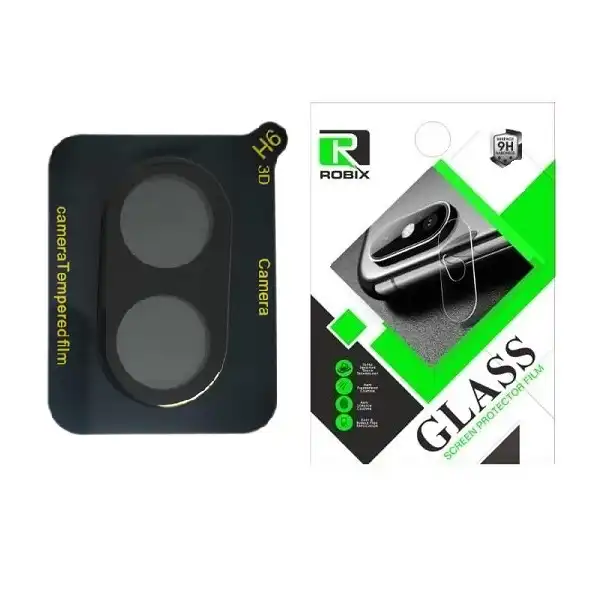 محافظ لنز دوربین شیشه ای روبیکس مدل 3D سه بعدی مناسب برای گوشی موبایل سامسونگ Galaxy F14