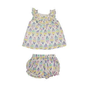 ست تاپ و شورت نوزادی مدل TY56