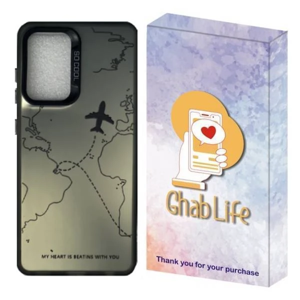 کاور قاب لایف مدل سوکول طرح هواپیما مناسب برای گوشی موبایل سامسونگ Galaxy A13 4G