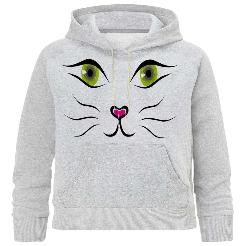 هودی دخترانه مدل گربه کد M 255